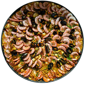 Paëlla au restaurant Les Lot'oises Bagnac sur Célé