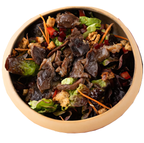 Salade de gésiers au restaurant Les Lot'oises Bagnac sur Célé